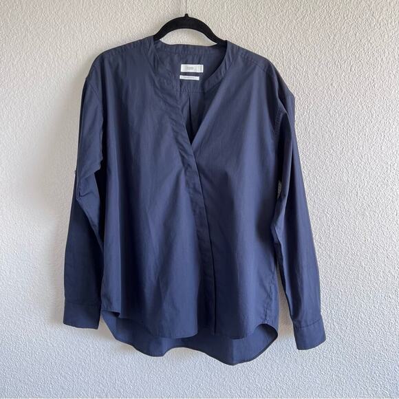 Closed Organic Poplin Dark Night Blouse - Picture 10 of 11